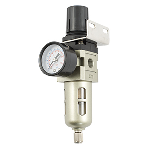 TJEP filter regulator, 1/4" 0-10 bar incl. pressure gauge