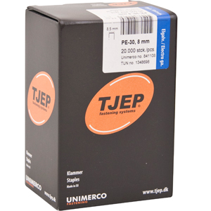 TJEP PE-30 staples 8 mm