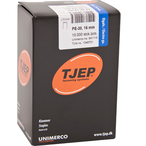 TJEP PE-30 staples 16 mm